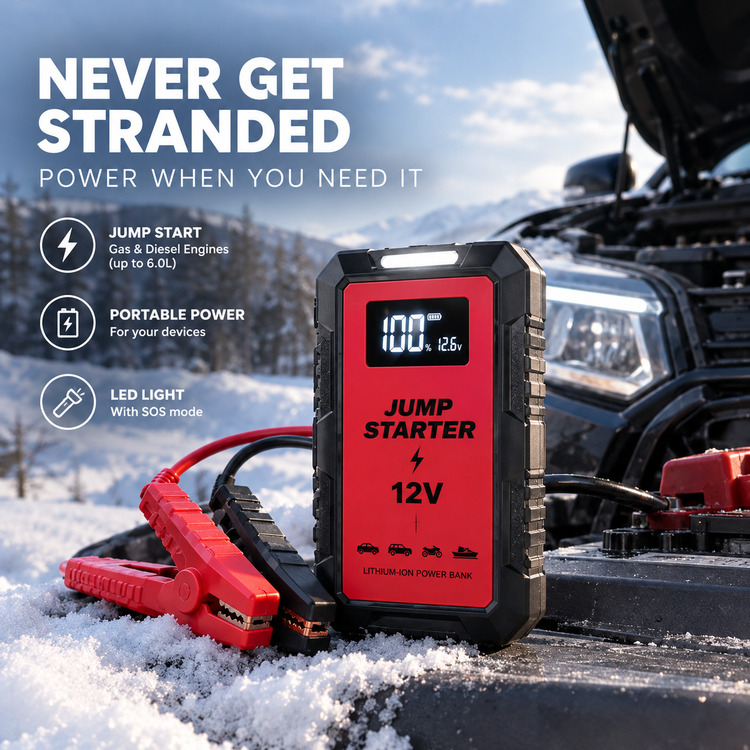 PowerStart Pro – Portable Car Jump Starter & Power Bank